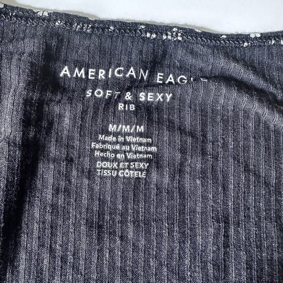 American Eagle Outfitters Soft & Sexy Ribbed Tee - Picture 4 of 6